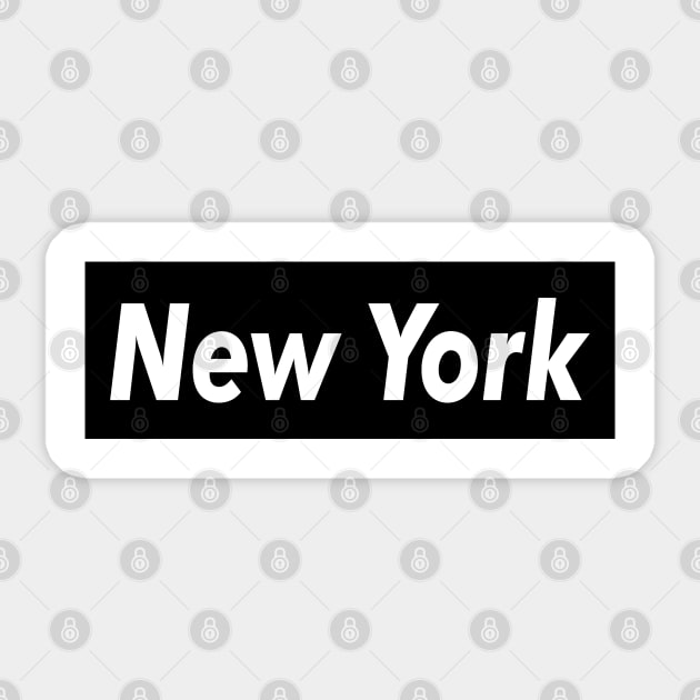 New York Meat Brown Sticker by Easy On Me